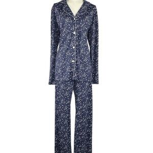 NWT Cosabella  Navy Star Print Pajama Set size small